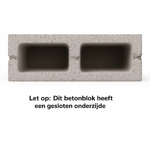 Holle Betonblokken 39x14x19cm