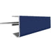 Daktrim aluminium 45 x 45 mm lengte 250cm op kleur 1