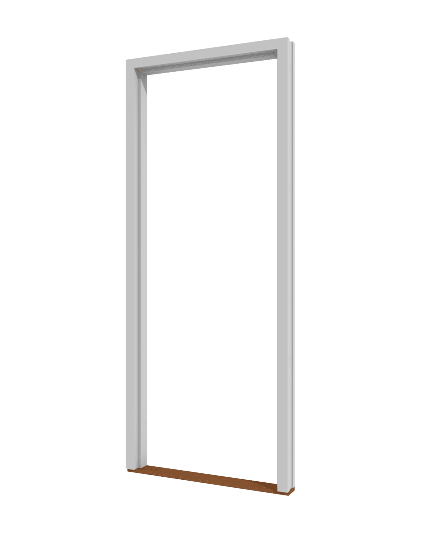 Grenen Montagekozijn Stomp 56x90x231.5cm Gegrond FSC Mix 70%-1