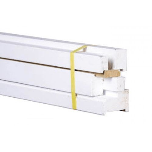 Hardhout Montagekozijn Opdek 56x115mm Hoogte 231,5cm Biko Wit Gegrond FSC Mix 70%-1