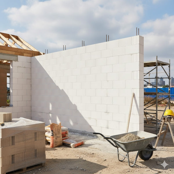 Kalkzandsteen lijmblok 43,7x10x19,8cm CS20