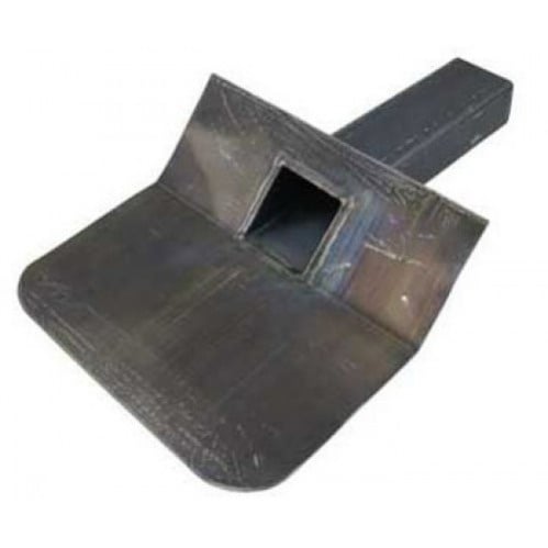 EPDM hemelwaterafvoer stadsuitloop met flap 45 graden 60x80mm