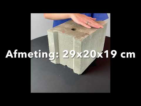 Betonblokken 29x19x19cm (2e keus)