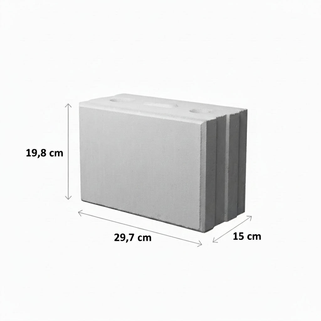 Kalkzandsteen vellingblokken 297x150x198mm Kopen – Brok Bouwmaterialen