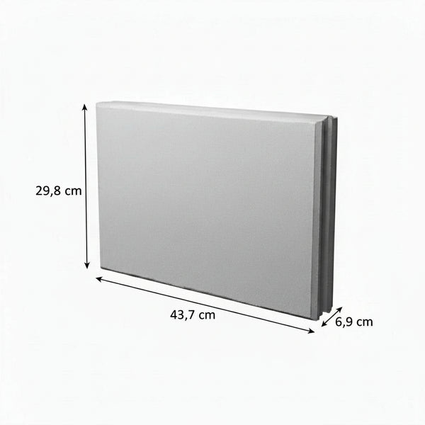 Kalkzandsteen vellingblok 43,7x6,9x29,8cm CS20