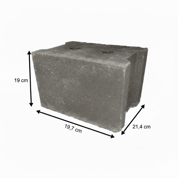 Betonblokken SM 19,7x21,4x19cm (2e keus)