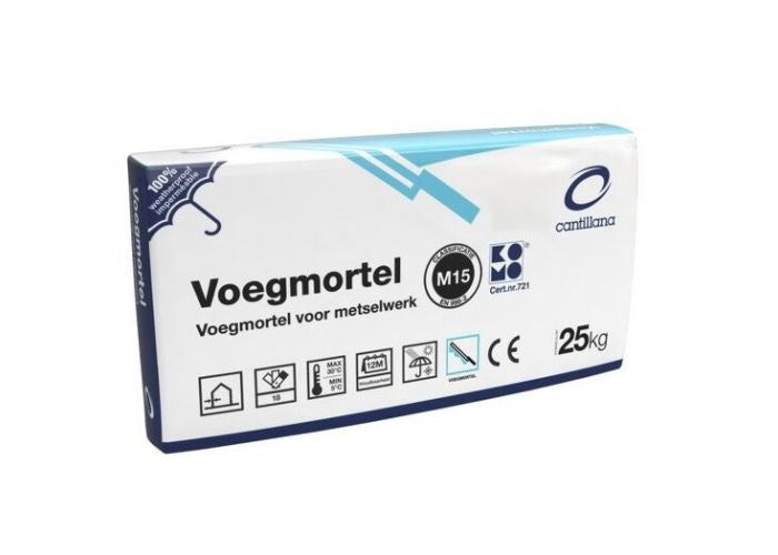 Voegmortel Cementgrijs 25kg